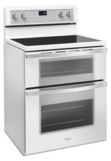 Whirlpool 6.7 Cu. Ft. Electric Double Oven Range with True Convection WGE745C0FH