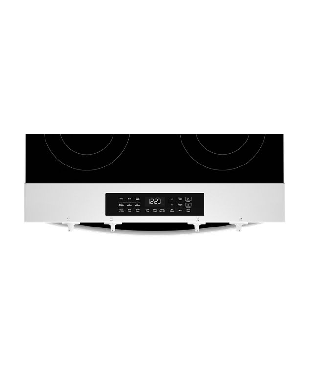 Whirlpool 30-inch Electric Smart Range with Air Cooking Technology and Steam Clean WSES4530TW