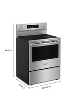 Maytag 30-Inch Wide Electric Range With Grill Mode and No Preheat Air Fry - 5.3 cu. ft. MFES7030SZ