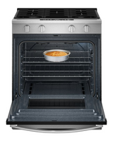Whirlpool 30-inch Gas Range with No Preheat and Slow Cook Modes WSGS3330TS