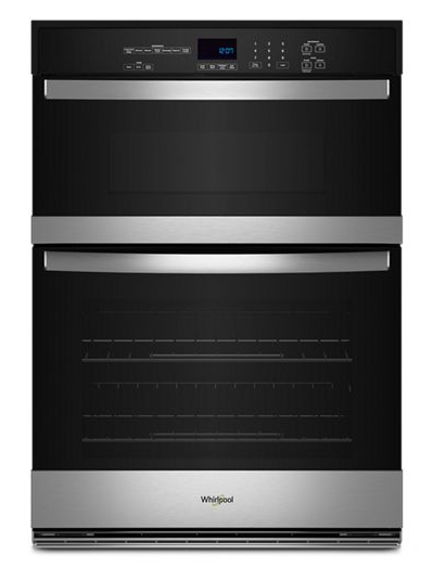 Whirlpool 6.4 Total Cu. Ft. Combo Self-Cleaning Wall Oven WOEC3030LS