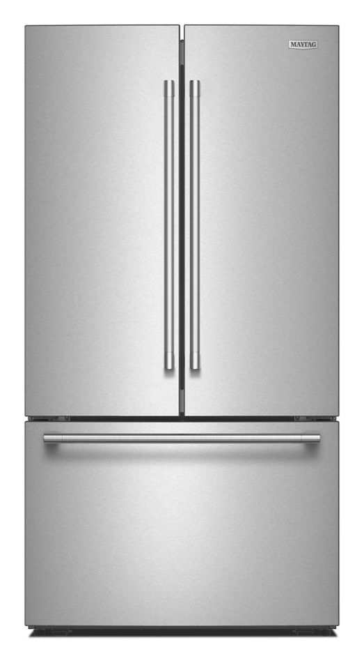Maytag® 31 Cu. Ft. XL Capacity French Door Bottom Mount Refrigerator with Ice + Water MRFF4336TZ