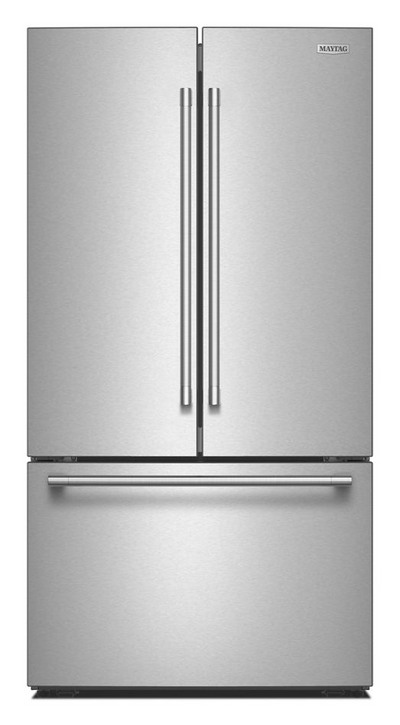 Maytag® 31 Cu. Ft. XL Capacity French Door Bottom Mount Refrigerator with Ice + Water MRFF4336TZ
