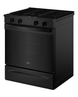 Whirlpool 30-inch Gas Range with No Preheat and Slow Cook Modes WSGS3330TB