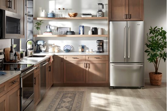 Maytag® 36 Inch Wide French Door Bottom Mount Refrigerator with Max Cool Setting - 25 Cu. Ft. MRFF4136RZ