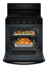 Whirlpool 30" Glass Control Air Fry WFGS7530RB