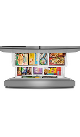 Whirlpool® 29 Cu. Ft. Family-Sized Capacity French Door Refrigerator with Flexible Temperature Drawer WRMF3536SZ