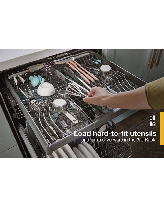 Whirlpool 24" Stainless Steel Dishwasher with Soil Sensor and Quick Wash WDT751SAPZ