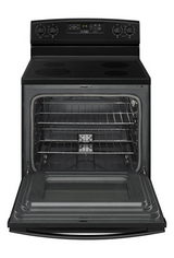 Amana 30-inch Electric Range with Extra-Large Oven Window AER6603SFB