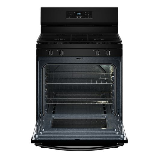 Whirlpool 30-inch Self Clean Gas Range with No Preheat Mode WFGS3530RB