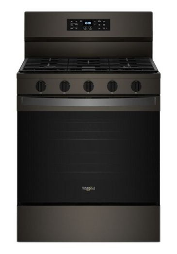 Whirlpool 30-inch Gas Range with Air Cooking Technology, No Preheat Air Fry and Air Baking and Self Clean WFGS5030RV