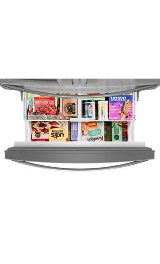 Whirlpool® 36-Inch Wide French Door Bottom Mount Refrigerator WRMF3636RW