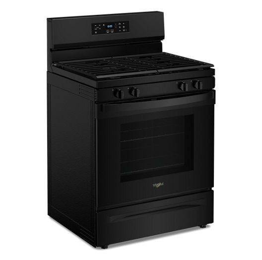 Whirlpool 30-inch Self Clean Gas Range with No Preheat Mode WFGS3530RB