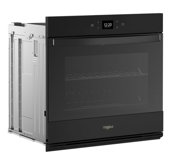 Whirlpool 5.0 Cu. Ft. Single Wall Oven with Air Fry When Connected WOES5030LB