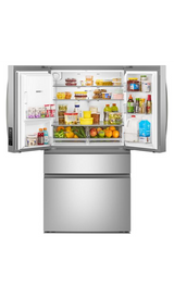 Whirlpool® 29 Cu. Ft. Family-Sized Capacity French Door Refrigerator with Flexible Temperature Drawer WRMF3636SZ