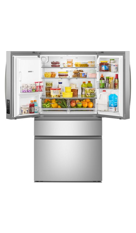 Whirlpool® 29 Cu. Ft. Family-Sized Capacity French Door Refrigerator with Flexible Temperature Drawer WRMF3636SZ