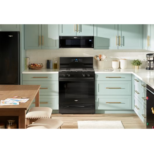 Whirlpool 30-inch Self Clean Gas Range with No Preheat Mode WFGS3530RB