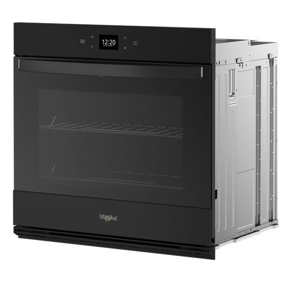 Whirlpool 5.0 Cu. Ft. Single Wall Oven with Air Fry When Connected WOES5030LB