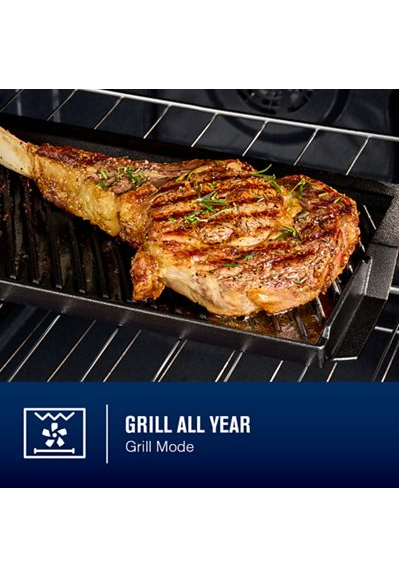 Maytag 30-Inch Wide Freestanding Gas Range with Grill Mode and No Preheat Air Fry - 5.0 Cu. Ft. MFGS7030SZ