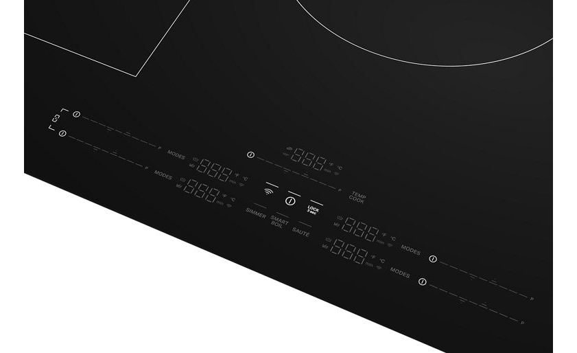 Whirlpool 36" Intelligent Induction Cooktop with Temp Cook™ Technology and WipeClean™ Coating WCIT7536SB