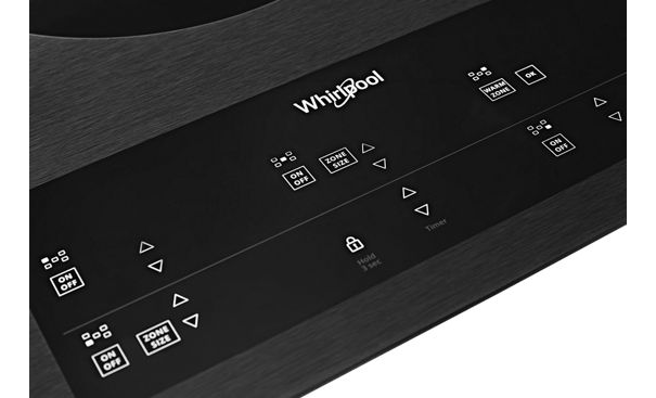 Whirlpool 36-inch Electric Ceramic Glass Cooktop with Triple Radiant Element WCE97US6KB