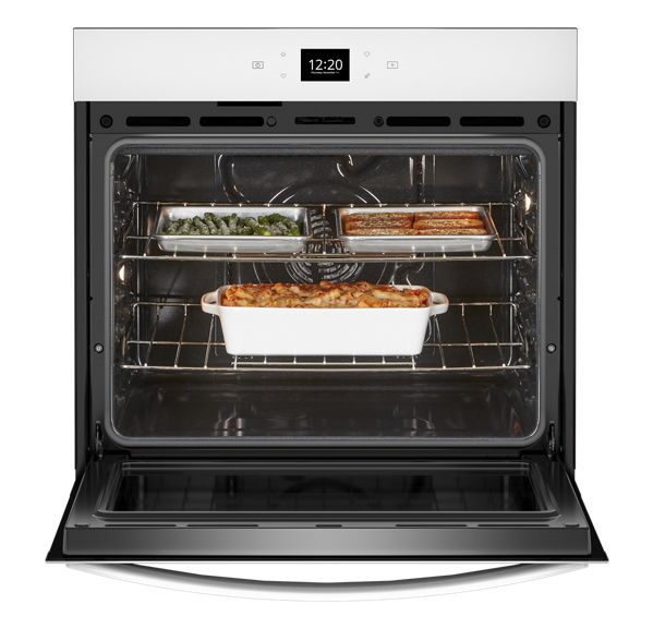 Whirlpool 5.0 Cu. Ft. Single Wall Oven with Air Fry When Connected WOES5030LW