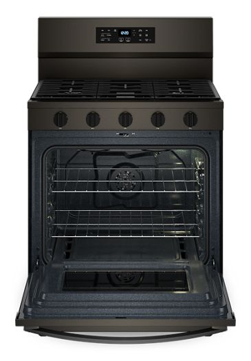 Whirlpool 30-inch Gas Range with Air Cooking Technology, No Preheat Air Fry and Air Baking and Self Clean WFGS5030RV