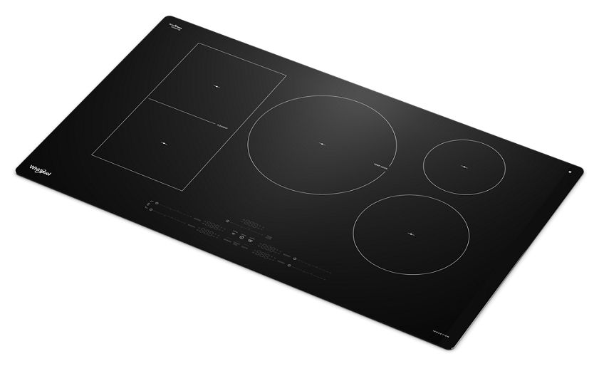 Whirlpool 36" Intelligent Induction Cooktop with Temp Cook™ Technology and WipeClean™ Coating WCIT7536SB