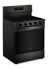 Whirlpool 30-inch Gas Range with Air Cooking Technology, No Preheat Air Fry and Air Baking and Self Clean WFGS5030RV