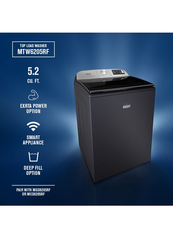 Maytag 5.2 cu. ft. Smart Top Load Washer with Extra Power MTW6205RF