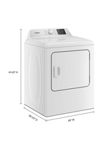 Whirlpool 7.0 cu. ft. Gas Long Vent Dryer with Adaptive Dry - Vented Top Load Matching WGD4105LSW