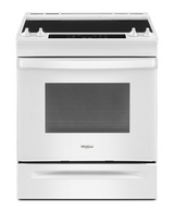 Whirlpool 34" Tall Range with Self Clean Oven Cycle WEE515SALW-White