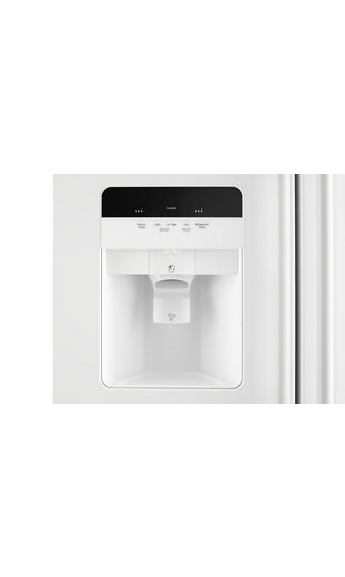 Maytag 36-Inch Wide Side-by-Side Refrigerator with Exterior Ice and Water Dispenser - 25 Cu. Ft. MSS25C4MGW