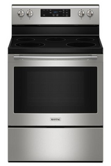 Maytag 30-inch Wide Electric Range with Steam Clean - 5.3 cu. ft. MER4800PZ