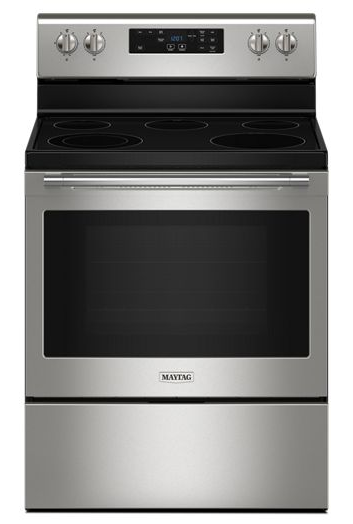 Maytag 30-inch Wide Electric Range with Steam Clean - 5.3 cu. ft. MER4800PZ