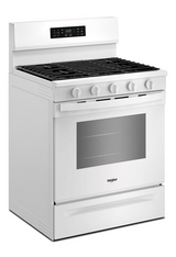 Whirlpool 30-inch Gas Range with Air Cooking Technology WFGS5730SW