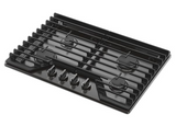 Whirlpool 30-inch Gas Cooktop with EZ-2-Lift™ Hinged Cast-Iron Grates WCGK5030PV