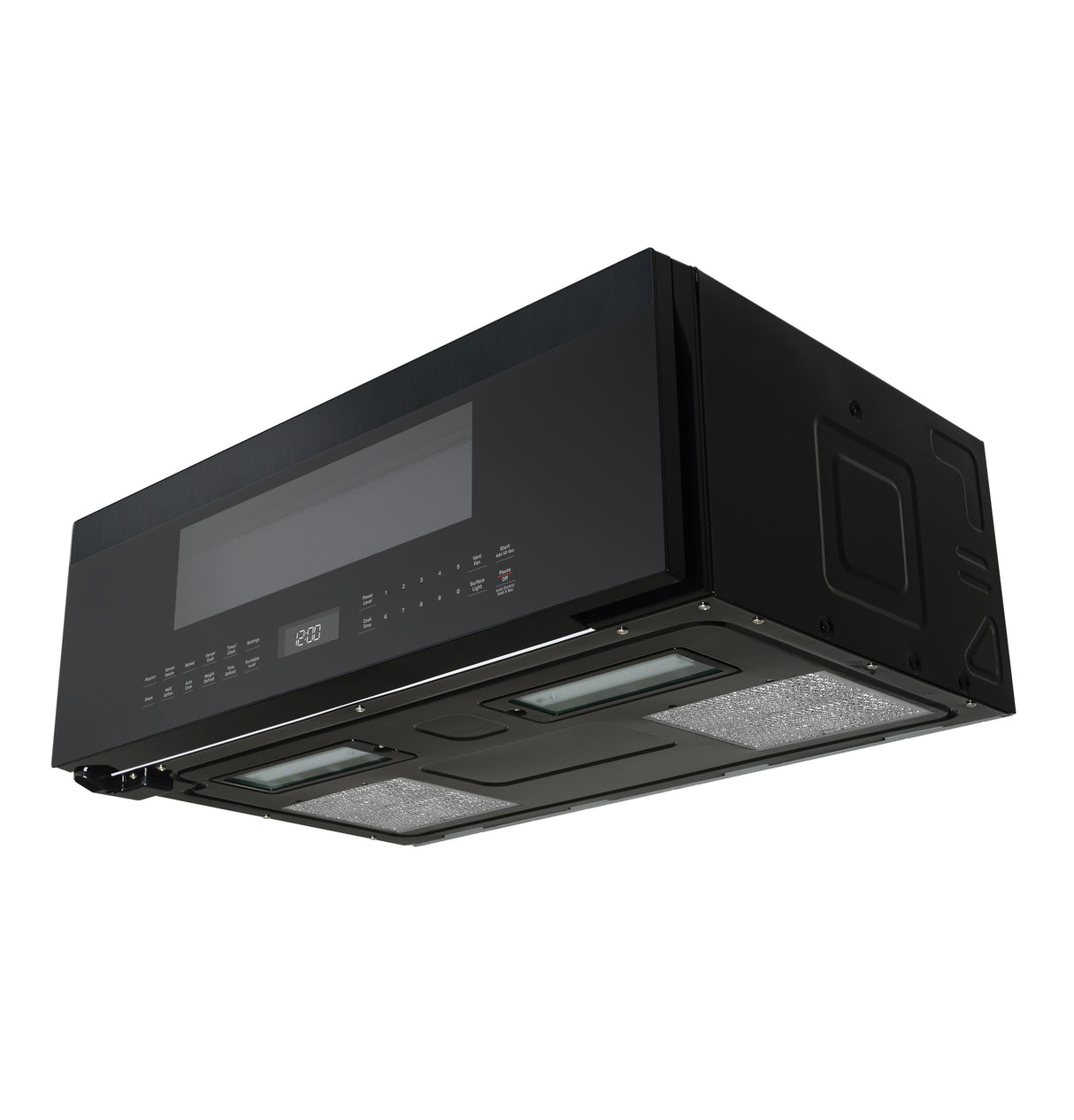 GE Profile 1.2 Cu. Ft. Over-the-Range Low Profile Sensor Microwave Oven UVM9125DYBB