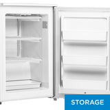 Danby Designer 4.3 cu. ft. Upright Freezer in White DUFM043A2WDD