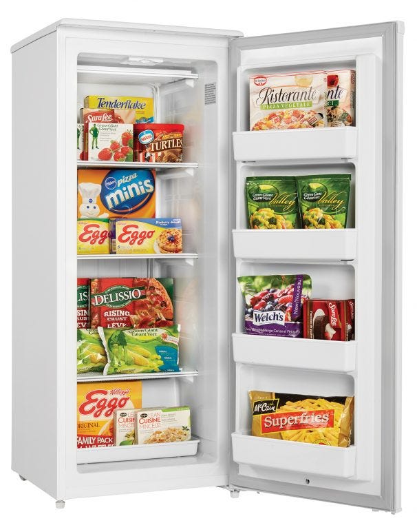 Danby DUFM085A4BSLDD-6 Upright Freezer - Thumbnail 4