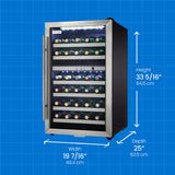 Danby Designer 38 Bottle Wine Cooler DWC114BLSDD
