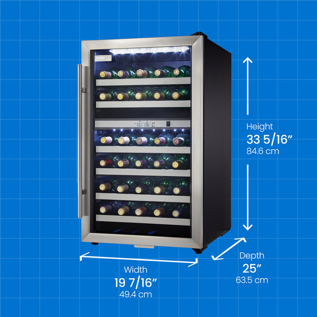 Danby Designer 38 Bottle Wine Cooler DWC114BLSDD
