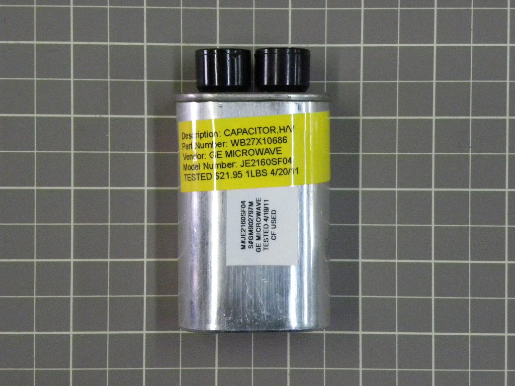GE Microwave HV Capacitor WB27X10686