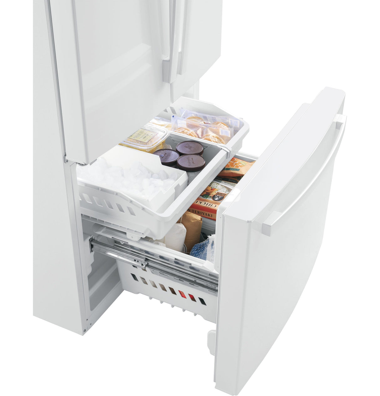 GE® ENERGY STAR® 24.7 Cu. Ft. French-Door Refrigerator GNE25JGKWW