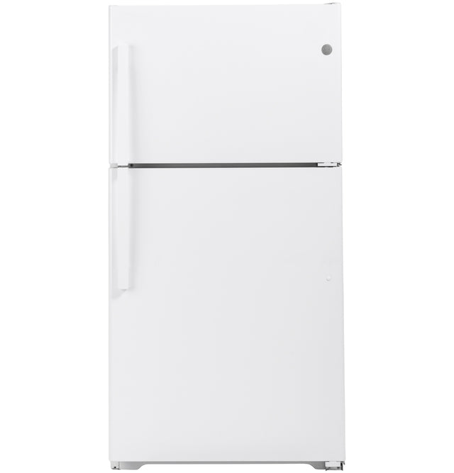 GE® ENERGY STAR® 21.9 Cu. Ft. Top-Freezer Refrigerator GTE22JTNRWW