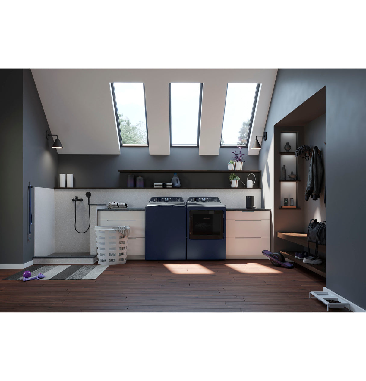 GE Profile™ ENERGY STAR® 7.3 cu. ft. Capacity Smart Electric Dryer with Fabric Refresh PTD90EBPTRS