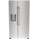 Café™ ENERGY STAR® 24 Cu. Ft. Counter-Depth Side-by-Side Refrigerator with Hands-Free AutoFill and CustomSize Ice CZE24RP2YS1