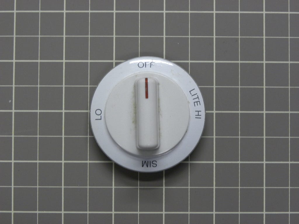 Surface Knob (White) 7733P091-60