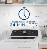 GE® 4.5 cu. ft. Capacity Washer with Water Level Control GTW585BPVDG