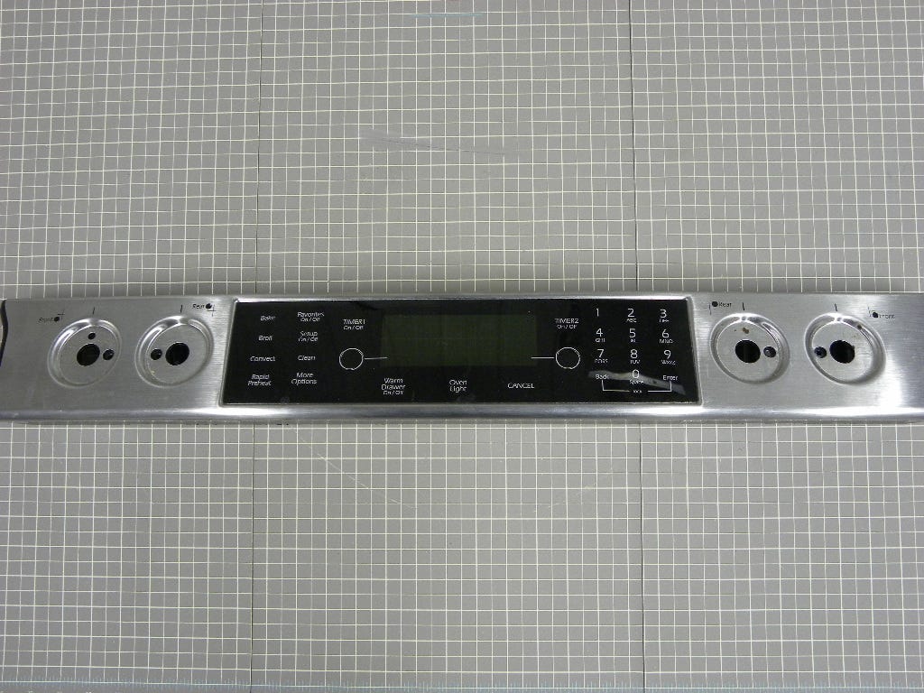 Whirlpool Range Control Panel (Stainless) W10206089 – Appliance Depot